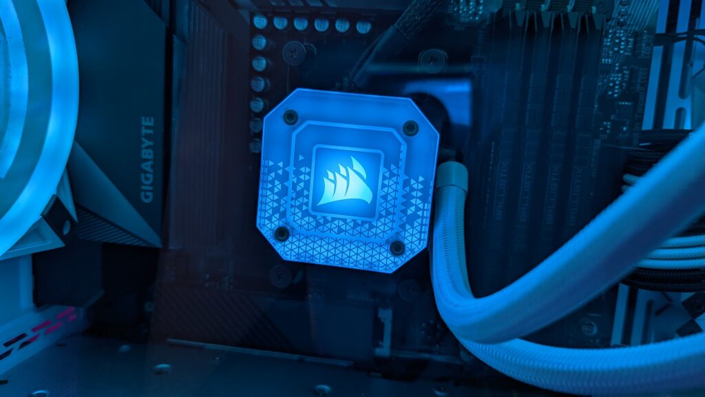 corsair h100i elite capellix cooler