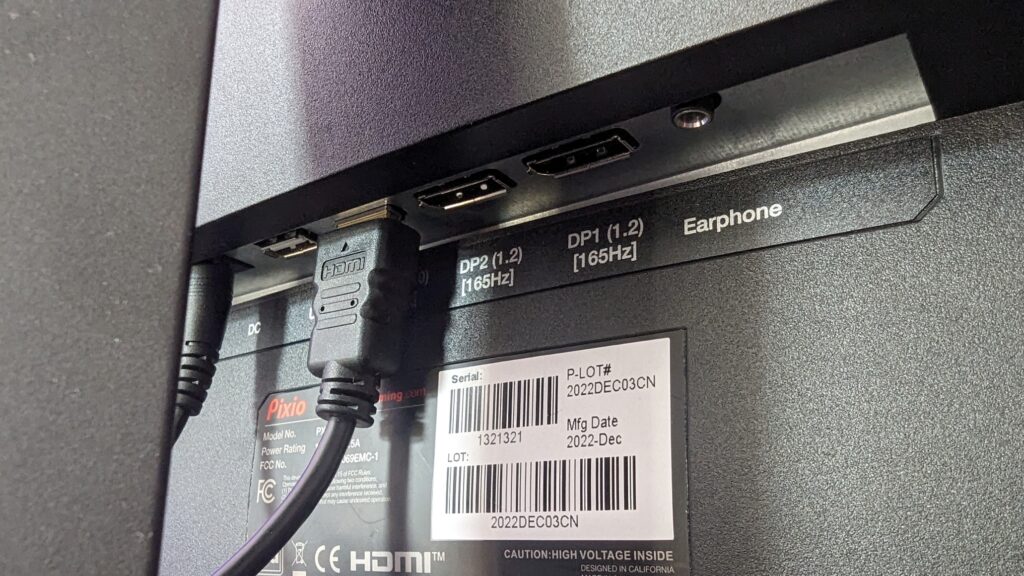 pixio pxc277a monitor